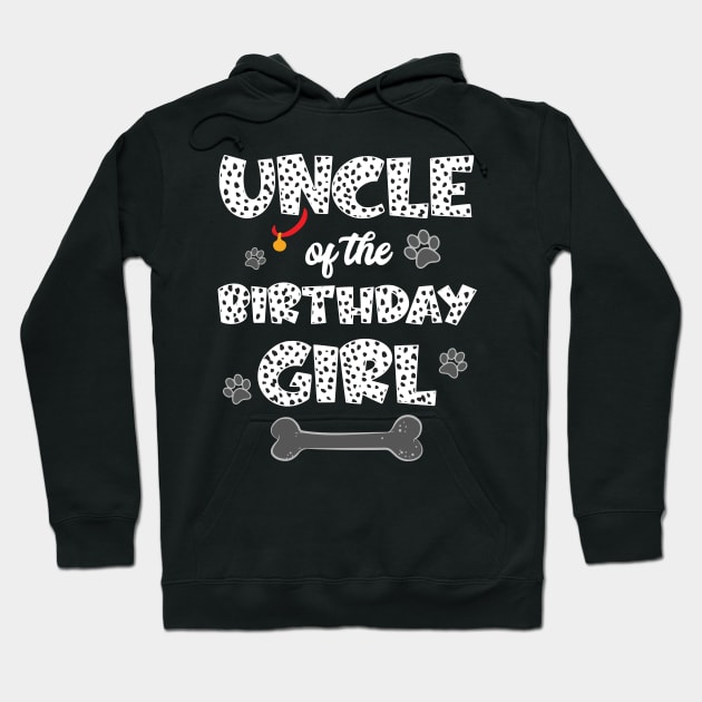 Uncle Of The Birthday Girl Dalmatian Family Hoodie by ttao4164